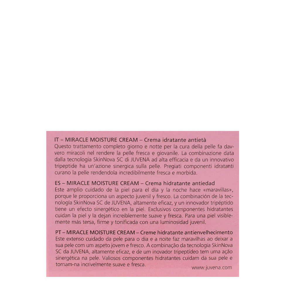 Juvena Miracle Moisture Cream 75ml - crema viso idratante antiage - Image 2