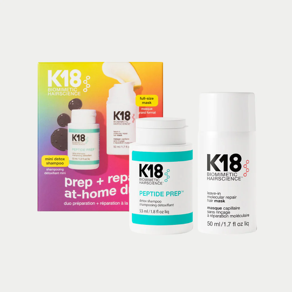 K18 Prep + Repair Duo Pre Shampoo 50ml + Mask 50ml  - cofanetto riparazione - Image 2