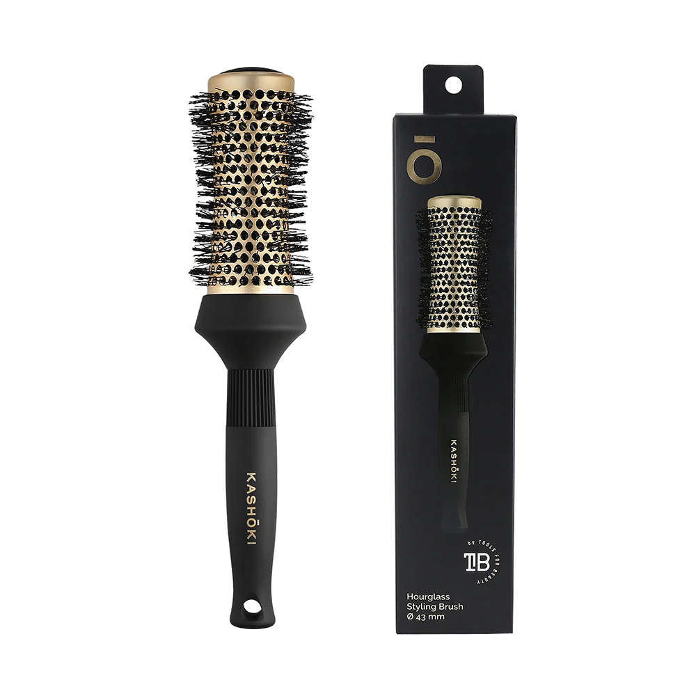 Kashōki Hair Brush Hourglass Styling 43mm - spazzola a clessidra