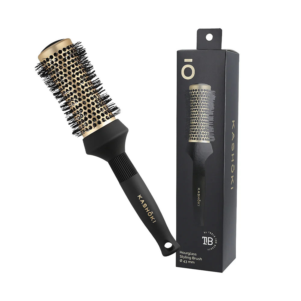 Kashōki Hair Brush Hourglass Styling 43mm - spazzola a clessidra - Image 2