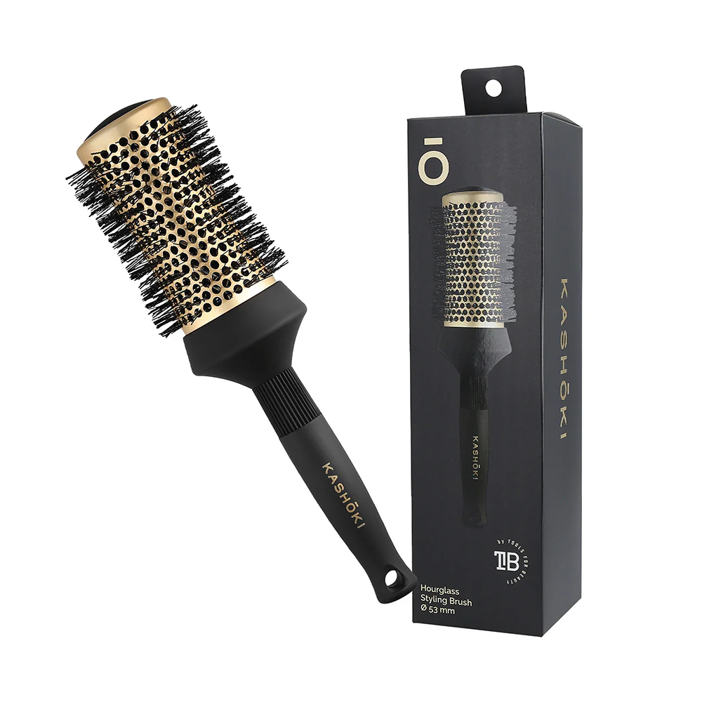 Kashōki Hair Brush Hourglass Styling 53mm - spazzola a clessidra - Image 2