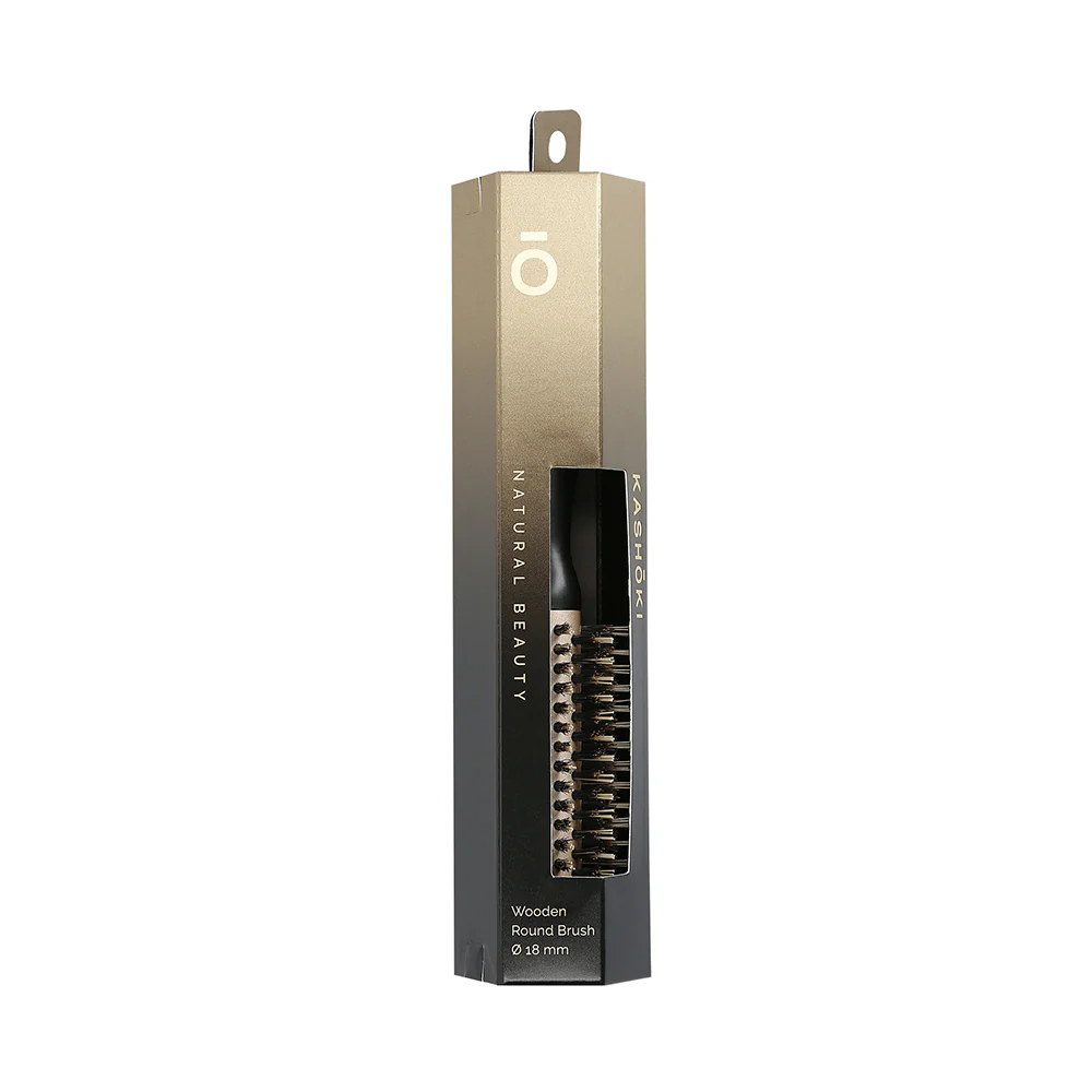 Kashōki Hair Brush Natural Beauty 18mm - spazzola in legno - Image 2