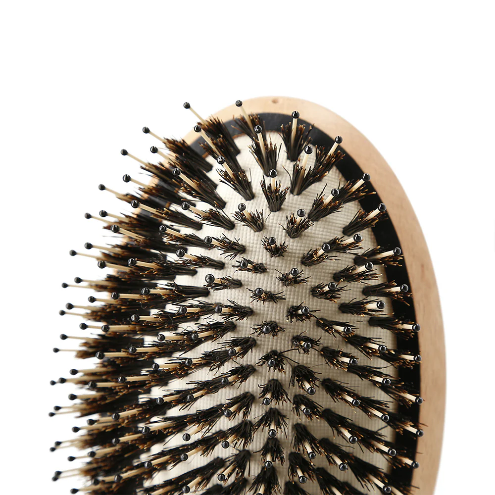 Kashōki Hair Brush Touch Of Nature Oval - spazzola ovale in legno - Image 3