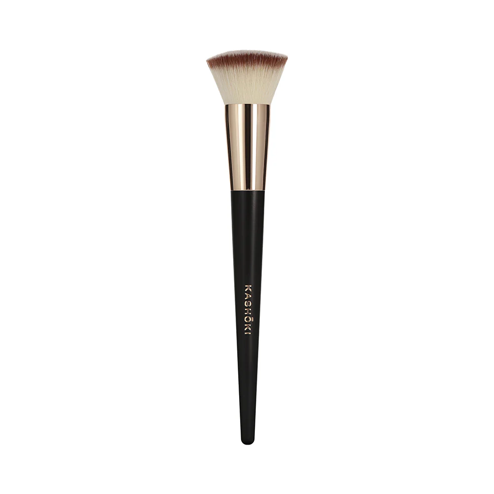 Kashōki MakeUp Flat Top Kabuki Brush 100 - pennello per fondotinta - Image 3