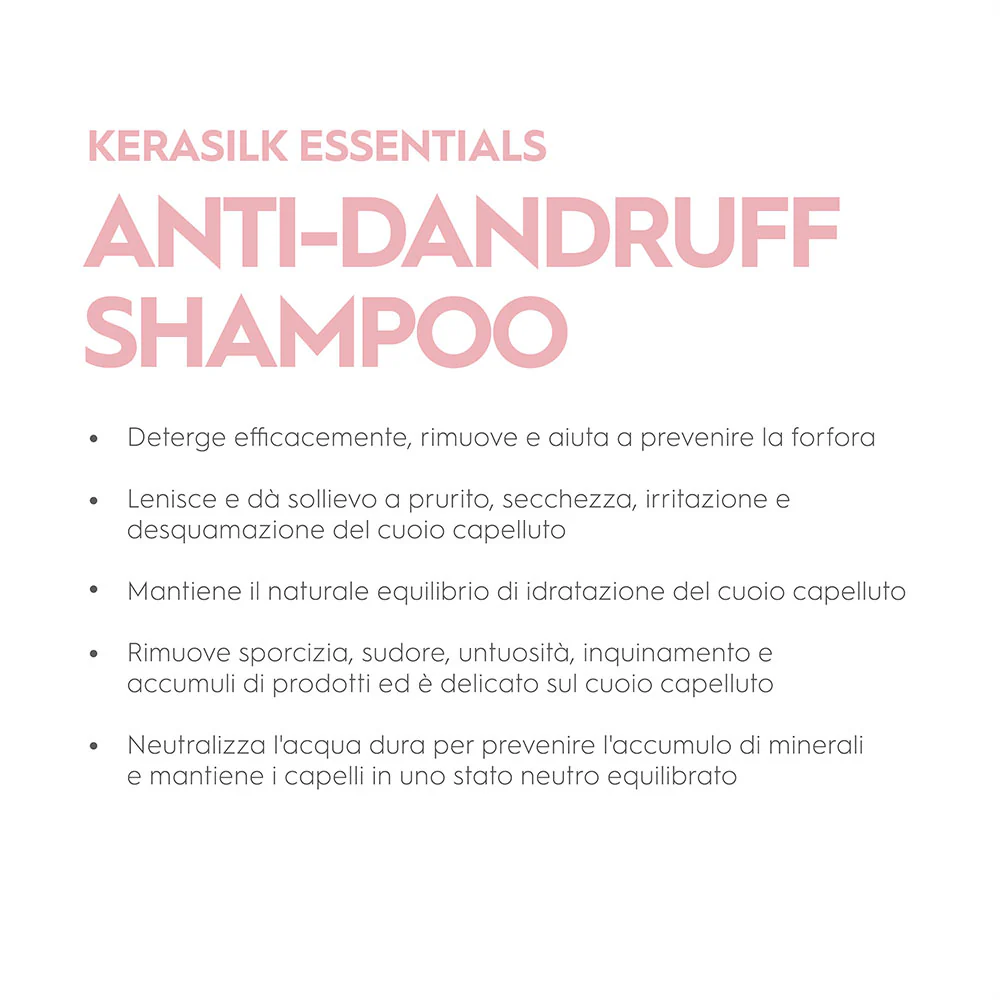 Kerasilk Essentials Anti-Druff Shampoo 250ml - shampoo cute grassa - Image 6