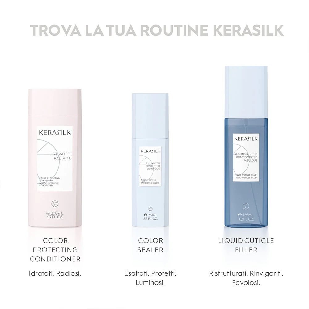 Kerasilk Essentials Color Protecting Conditioner 75ml - balsamo protezione colore - Image 3