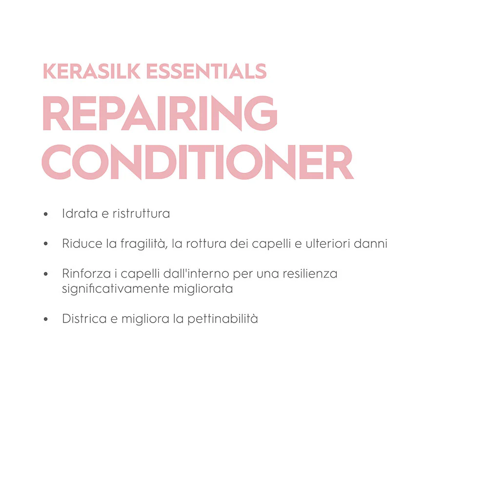 Kerasilk Essentials Repairing Conditioner 200ml - balsamo fortificante - Image 8