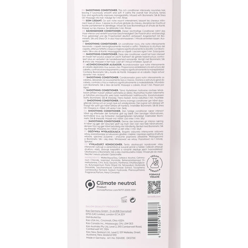 Kerasilk Essentials Smoothing Conditioner 750ml - balsamo anti crespo - Image 2
