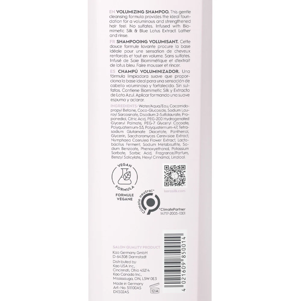 Kerasilk Essentials Volumizing Shampoo 250ml - shampoo volumizzante - Image 4