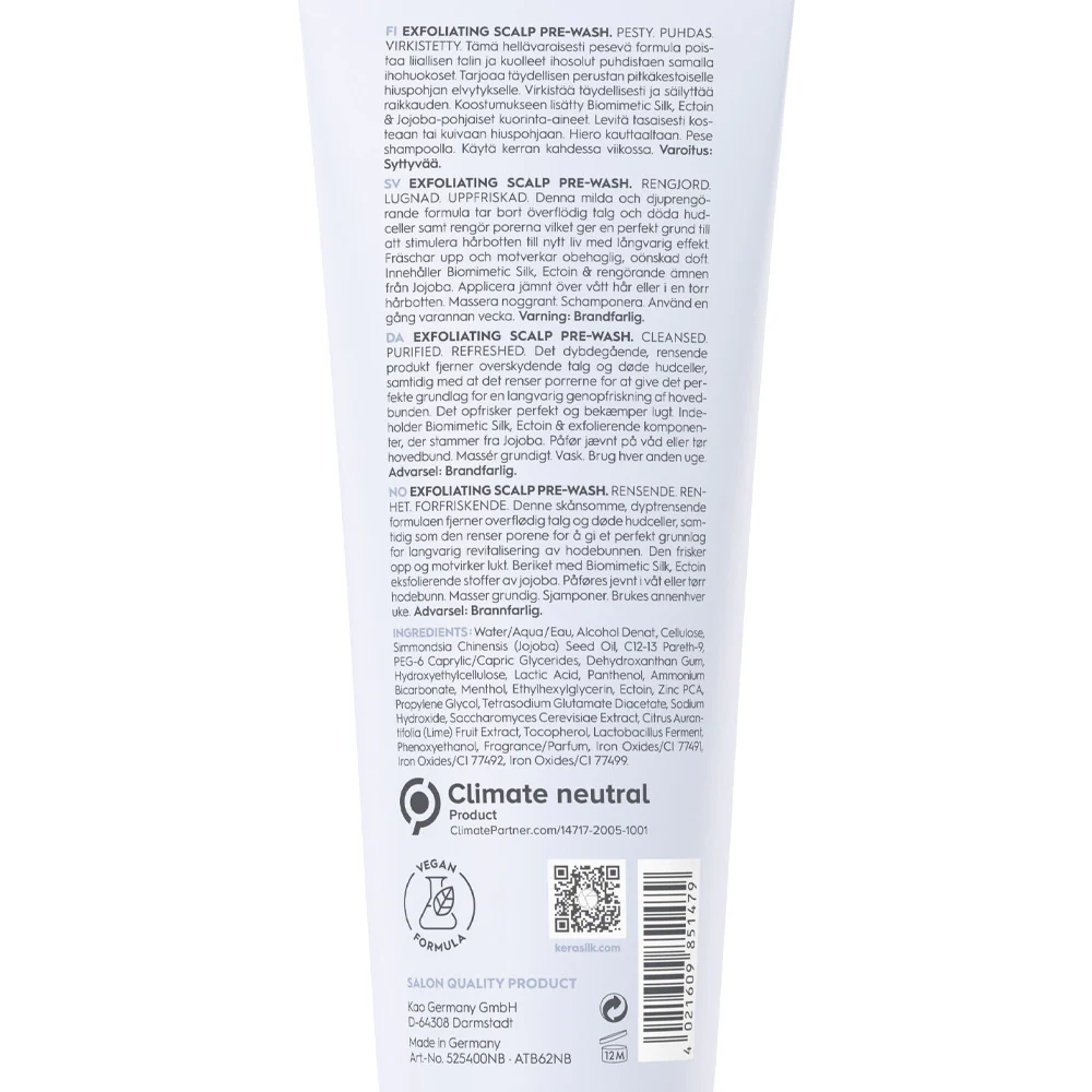 Kerasilk Exfoliating Scalp Pre-Wash 250ml - pre lavaggio esfoliante - Image 2