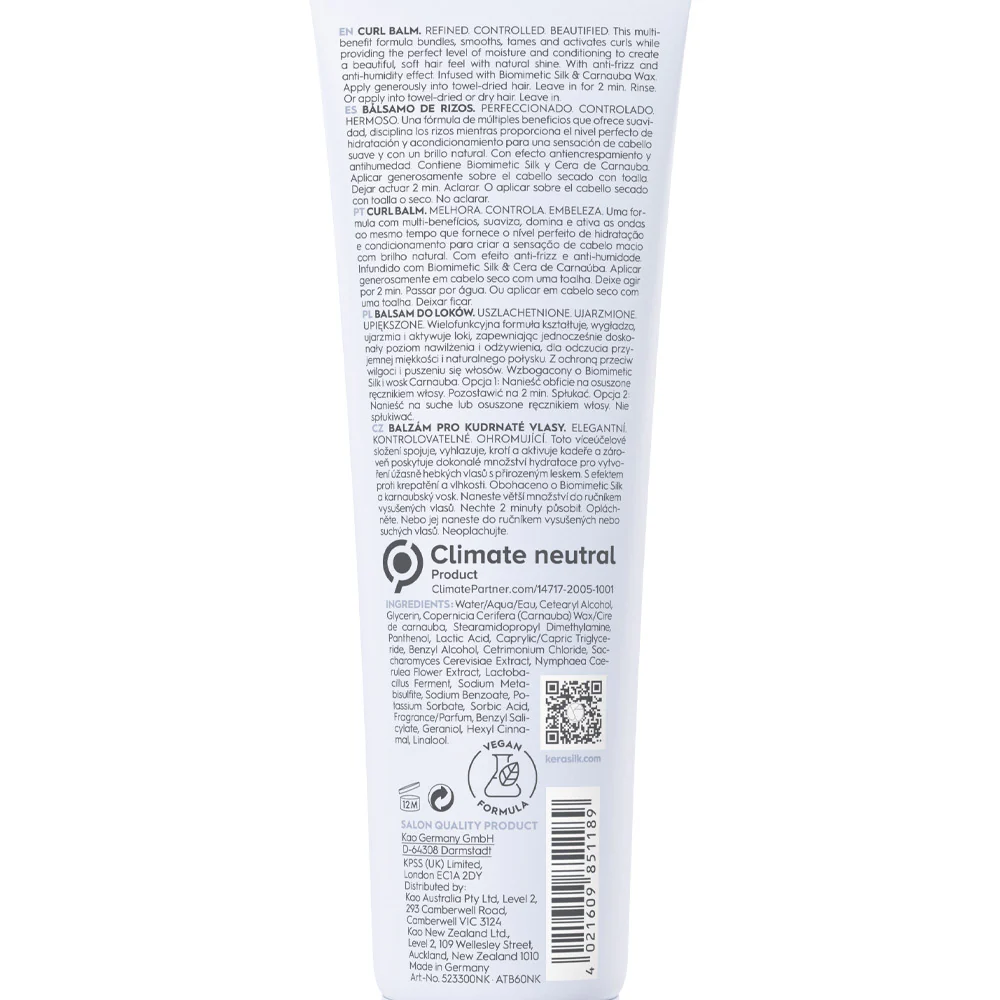 Kerasilk Specialists Curl Balm 150ml - leave-in per capelli ricci - Image 5