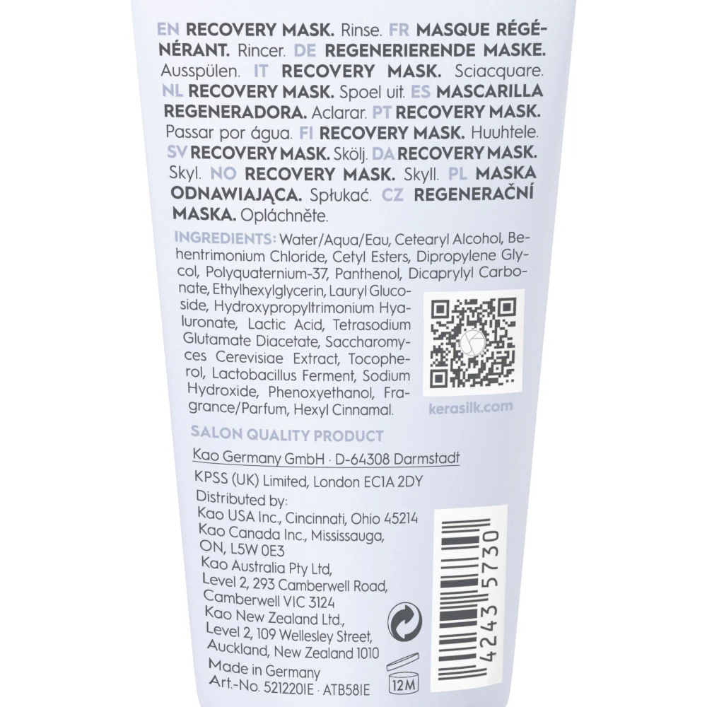 Kerasilk Specialists Recovery Mask 50ml - maschera ristrutturante - Image 5