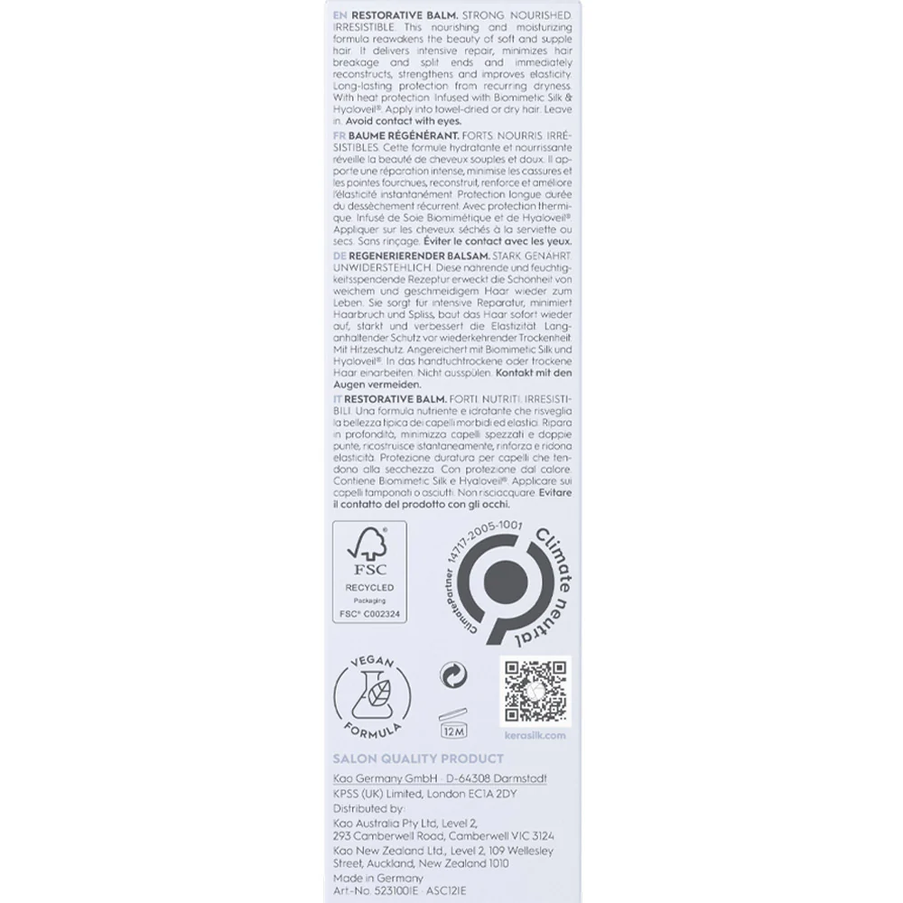 Kerasilk Specialists Restorative Balm 75ml - spray leave-in anti rottura - Image 7