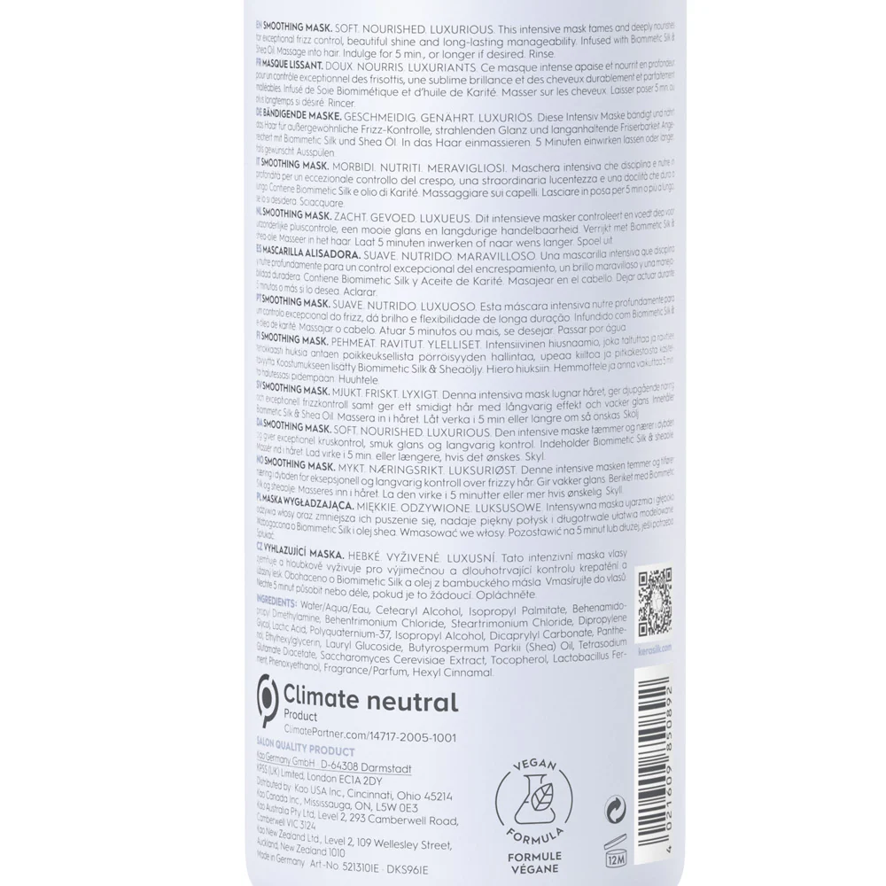 Kerasilk Specialists Smoothing Mask 500ml - maschera anti-crespo - Image 2
