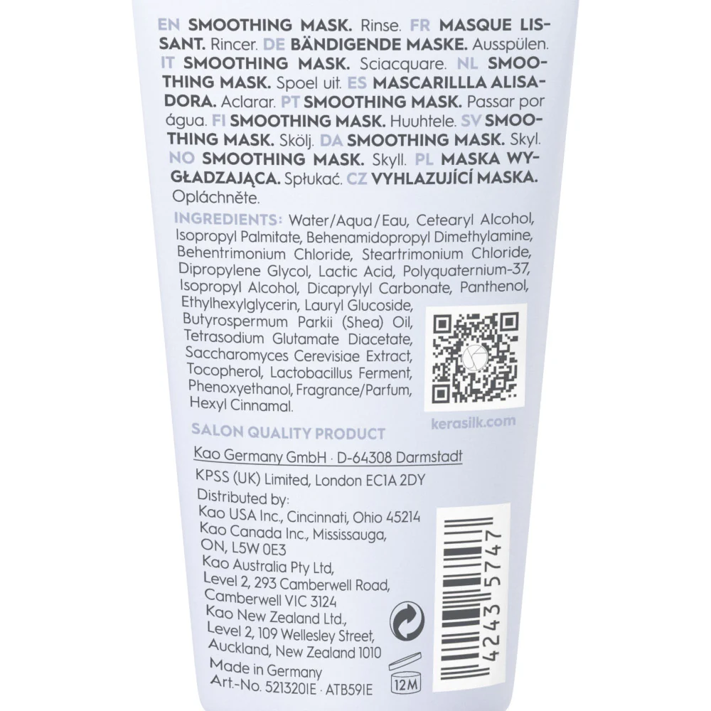 Kerasilk Specialists Smoothing Mask 50ml - maschera anti-crespo - Image 6