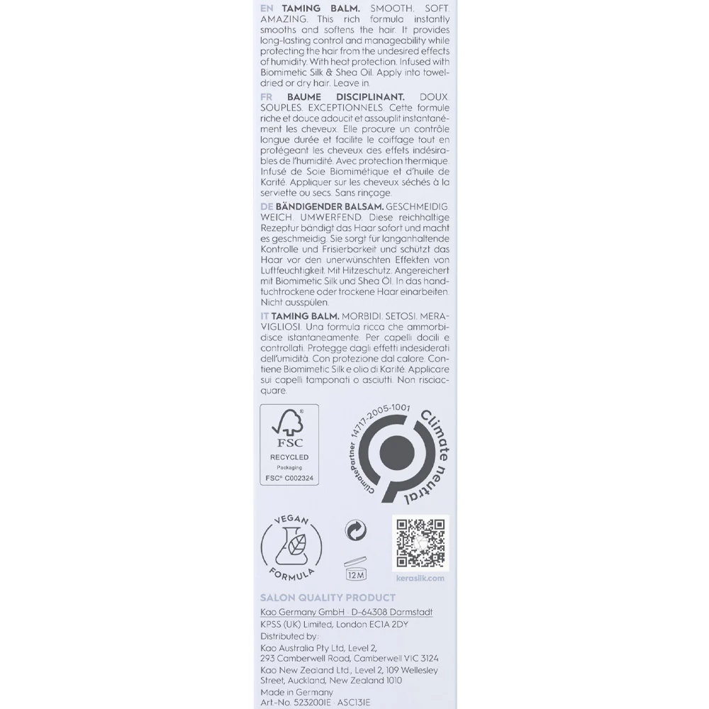 Kerasilk Specialists Taming Balm 75ml - spray leave-in protezione calore - Image 8
