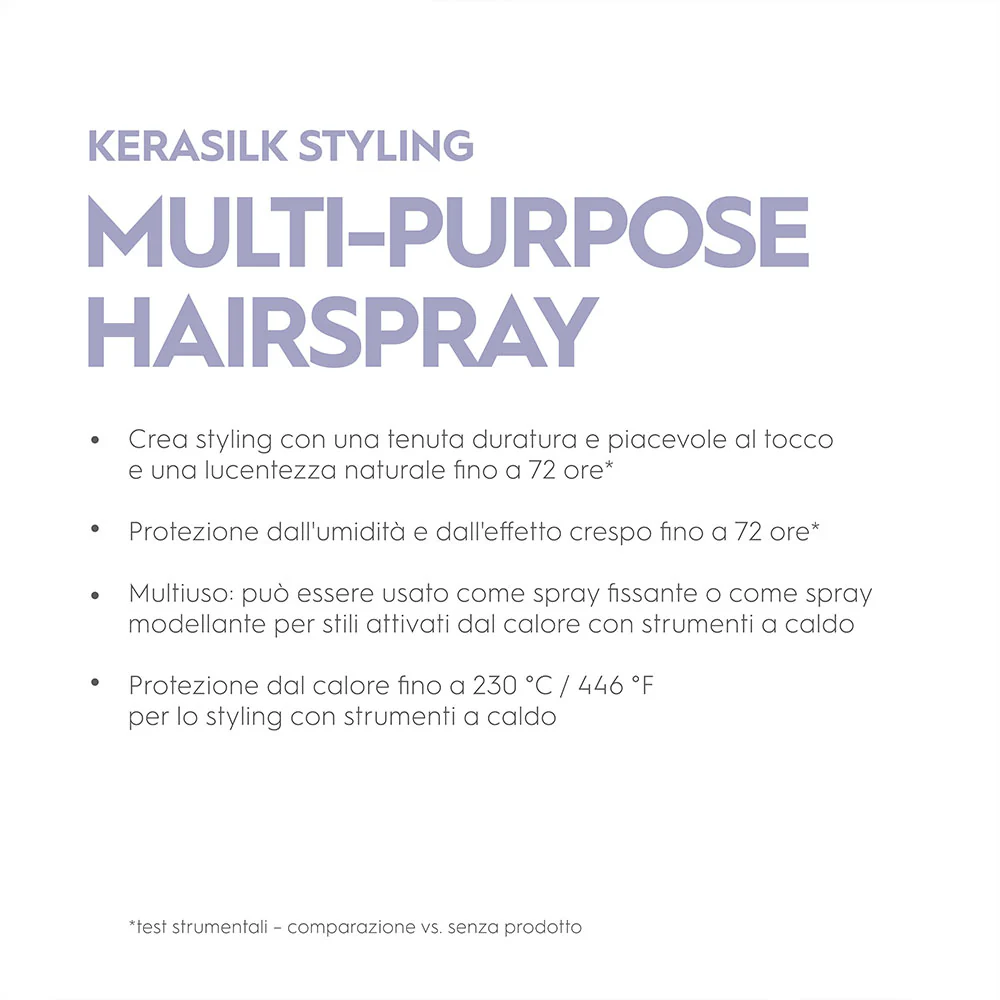 Kerasilk Styling Multi-Purpose Hairspray 300ml - spray multi-uso - Image 3