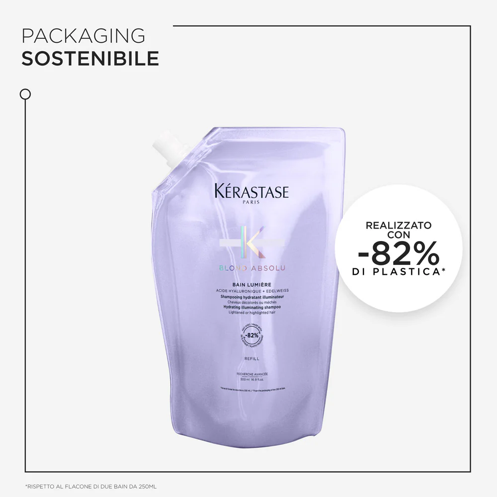 Kerastase Blond Absolu Bain Lumiere Refill 500ml - eco-ricarica shampoo capelli biondi - Image 6