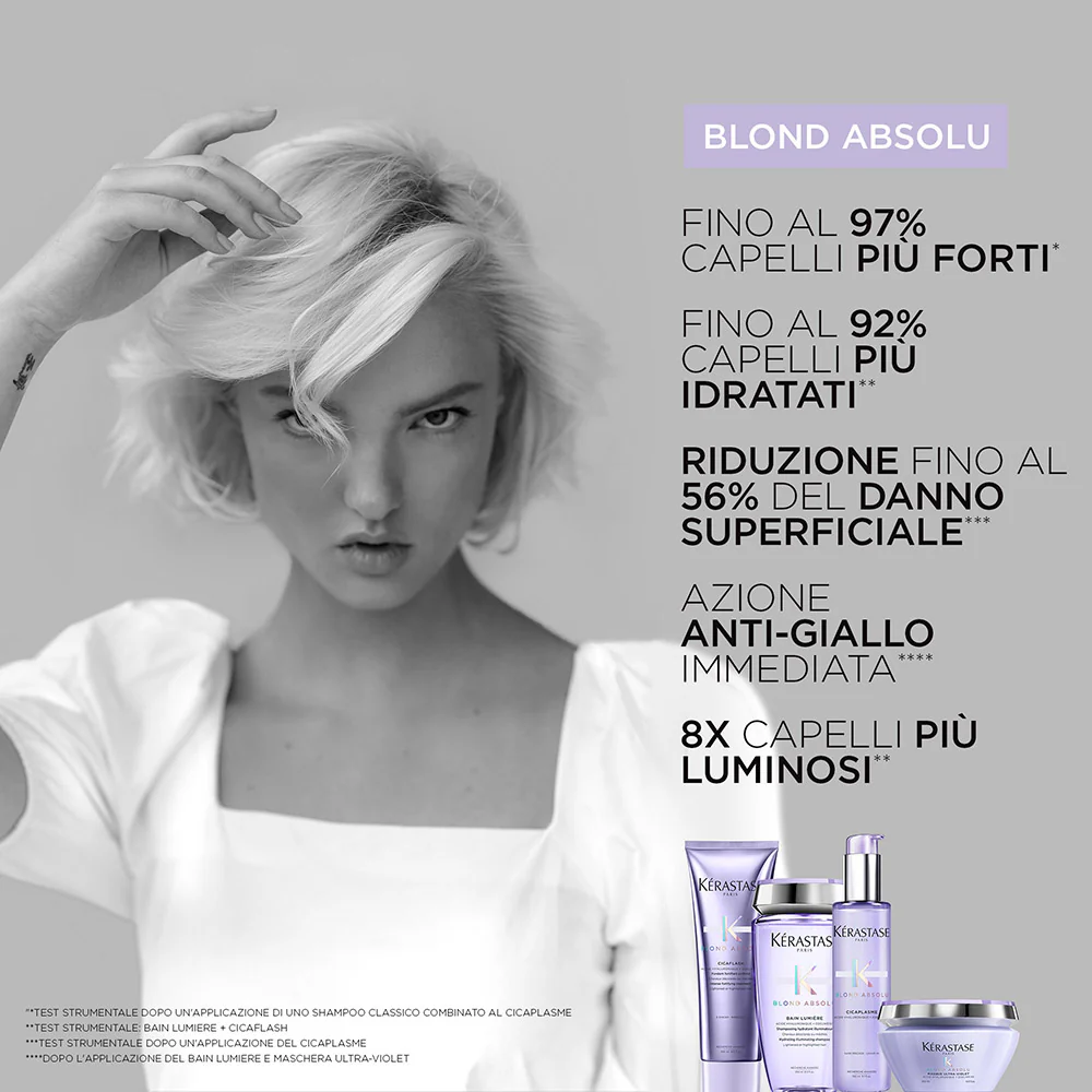 Kerastase Blond Absolu Bain Lumière 250ml Masque Ultra Violet 200ml - Image 2
