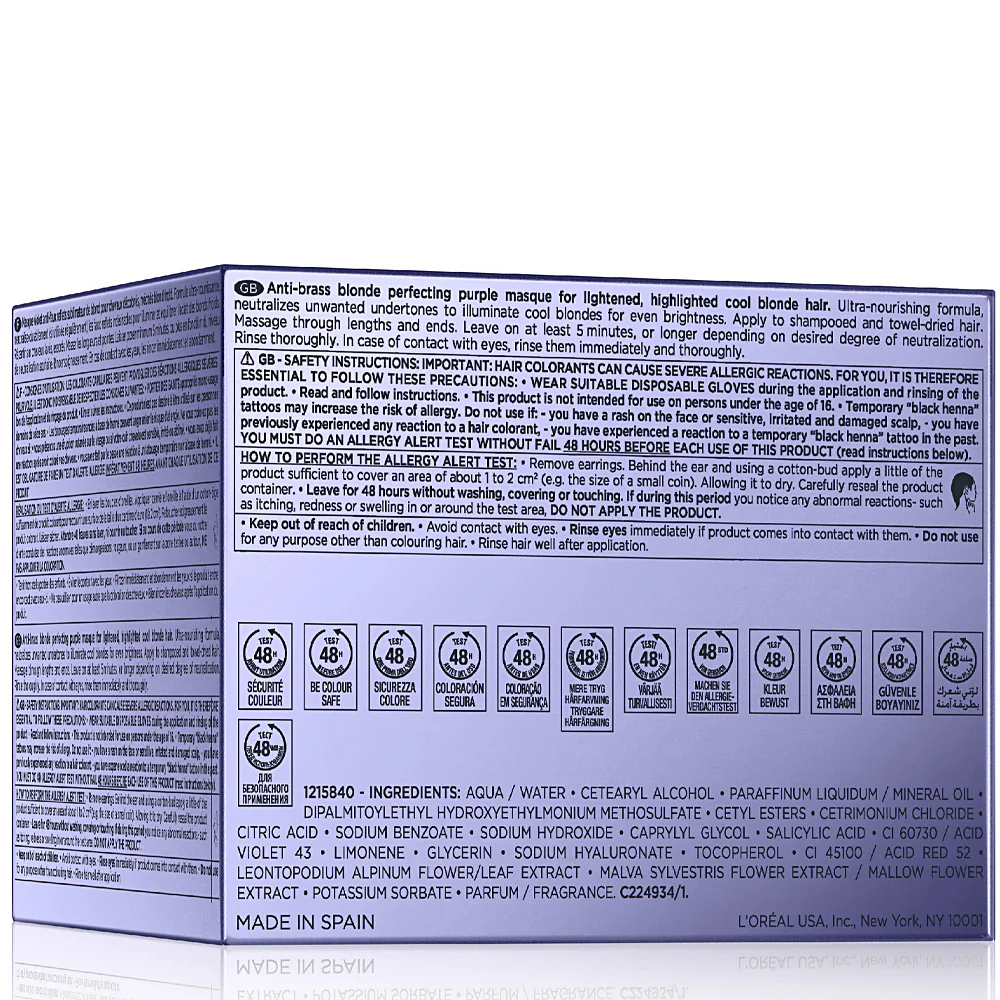 Kerastase Blond Absolu Masque Ultra Violet 200ml - maschera antigiallo capelli biondi, grigi, bianchi - Image 5