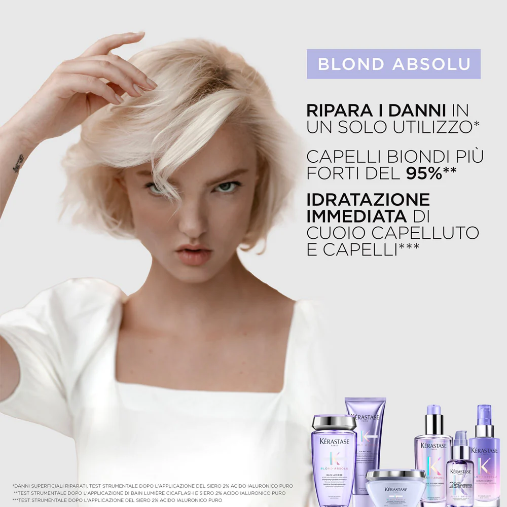 Kerastase Blond Absolu Serum 2% Hyaluronic Acid 50ml - siero per cute e capelli biondi - Image 8