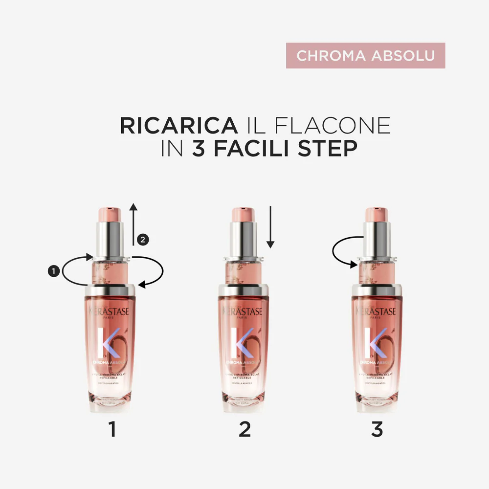 Kerastase Chroma Absolu L'Huile Chroma Éclat Refill 75ml - ricarica olio capelli colorati - Image 6