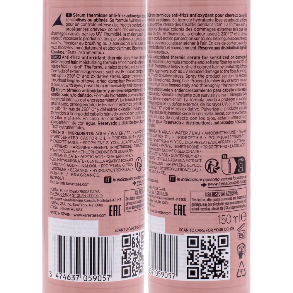 Kerastase Chroma Absolu Serum Thermique 150ml - termoprotettore anti-crespo antiossidante - Image 8