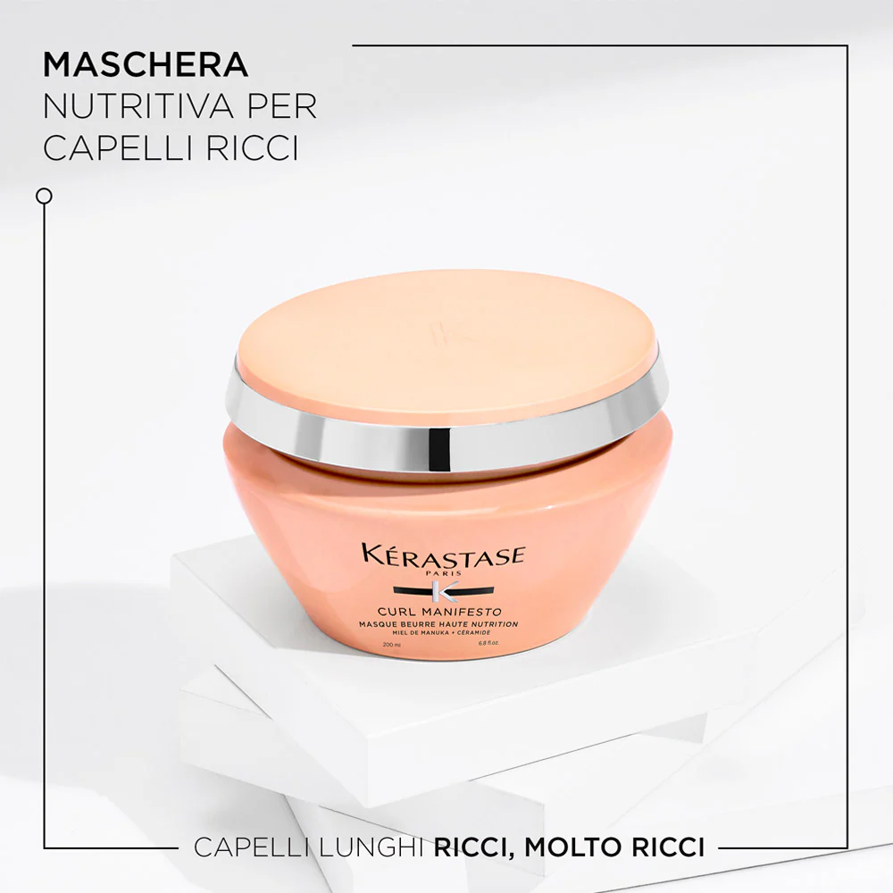 Kerastase Curl Manifesto Masque Beurre Haute Nutrition 200ml - maschera nutritiva per capelli ricci - Image 3