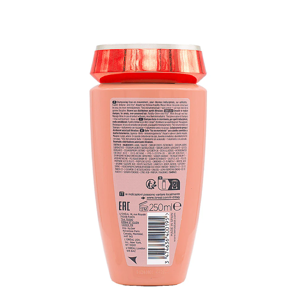 Kerastase Discipline Bain Fluidealiste Gentle 250ml - shampoo anticrespo delicato per capelli danneggiati - Image 3