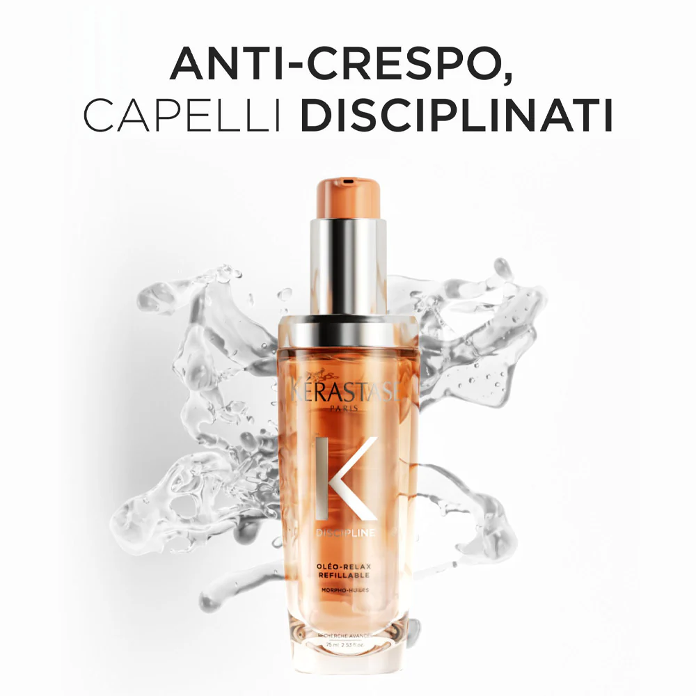 Kerastase Discipline L'Huile Oléo-Relax Refill 75ml - ricarica olio anti-volume - Image 7