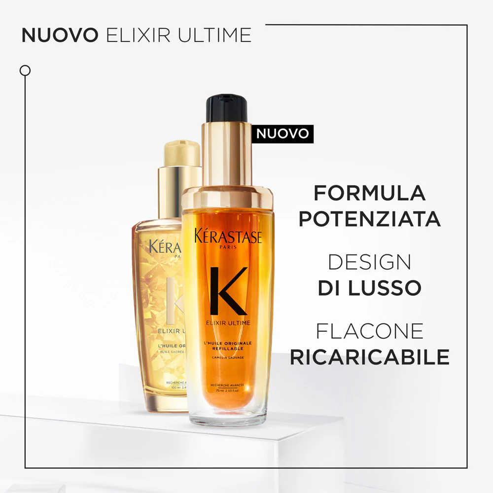 Kerastase Elixir Ultime L'Huile Originale 75ml - olio idratante anticrespo - Image 5