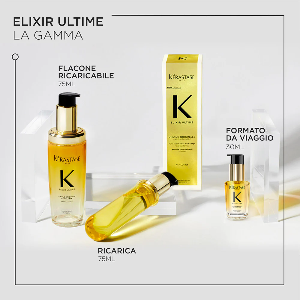 Kerastase Elixir Ultime L'Huile Originale 75ml + Refill 75ml - Image 5