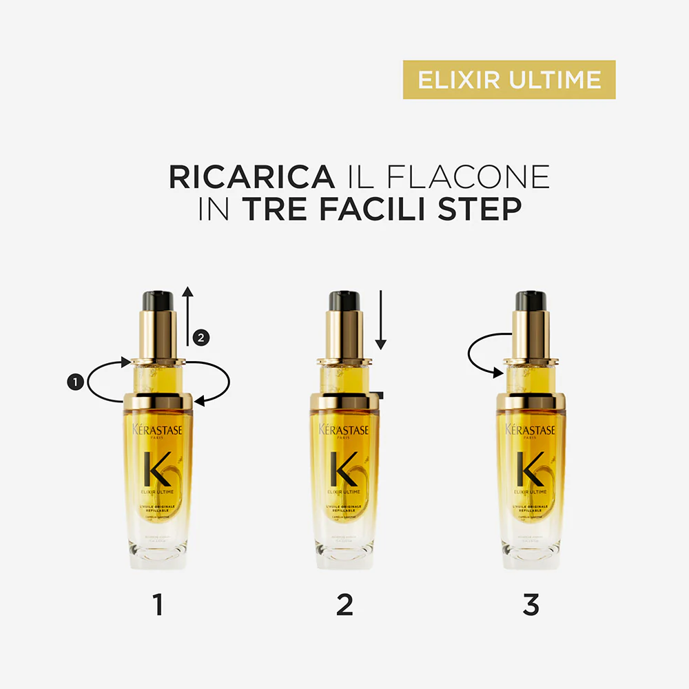Kerastase Elixir Ultime L'Huile Originale Refill 75ml - ricarica olio idratante anticrespo - Image 7