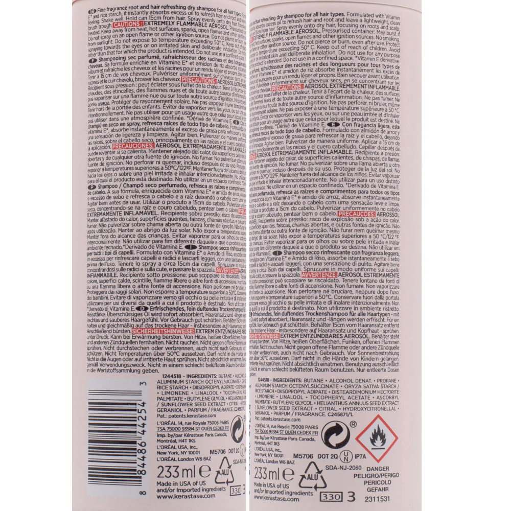 Kerastase Fresh Affair Refreshing Dry Shampoo 150g - shampoo a secco rinfrescante - Image 5