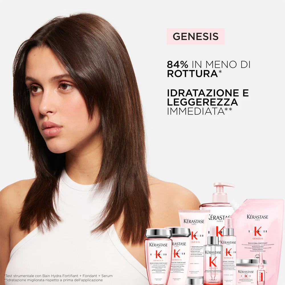 Kerastase Genesis Bain Hydra Fortifiant Refill 500ml - eco-ricarica shampoo anticaduta - Image 3