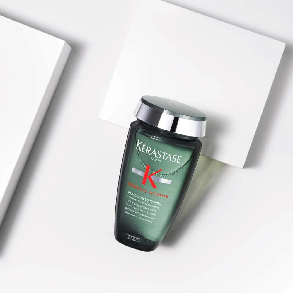 Kerastase Genesis Homme Bain De Force Quotidien 250ml - shampoo fortificante e purificante - Image 2