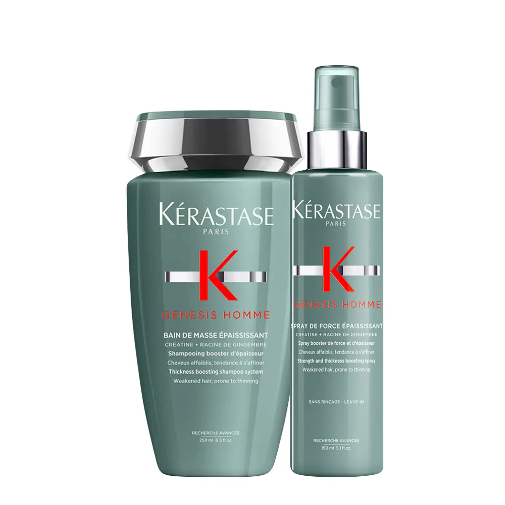 Kerastase Genesis Homme Bain Masse Epaississant 250ml Spray 150ml