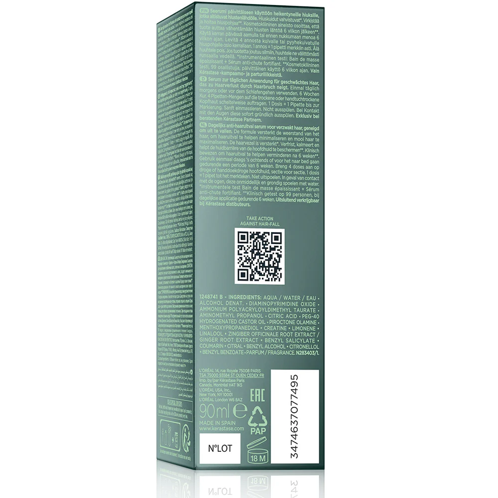 Kerastase Genesis Homme Serum 90ml - siero fortificante anti-caduta per capelli indeboliti - Image 7