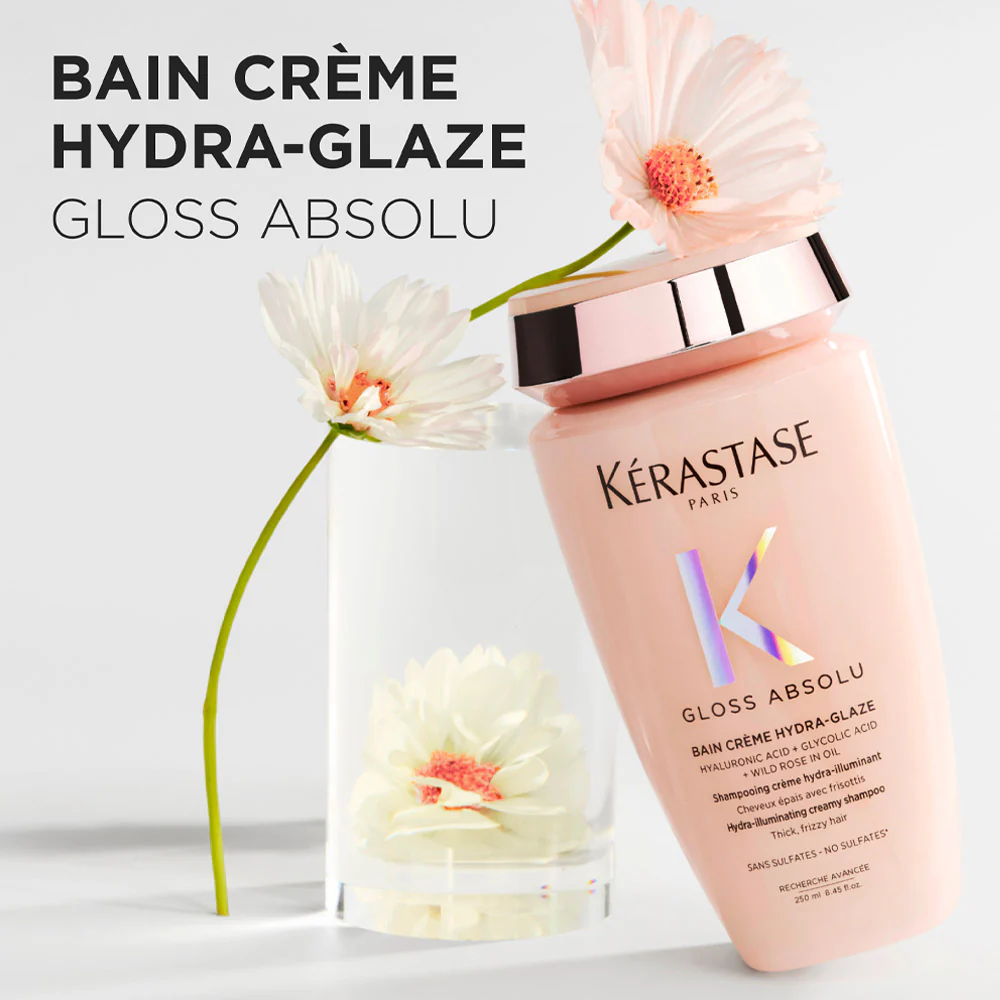 Kerastase Gloss Absolu Bain Creme Hydra Glaze 250ml - shampoo illuminante capelli spessi - Image 2