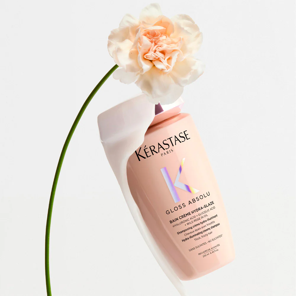 Kerastase Gloss Absolu Bain Creme Hydra Glaze 500ml - shampoo illuminante capelli spessi - Image 5