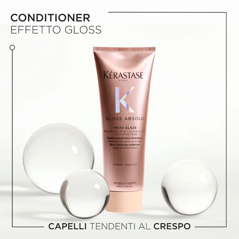 Kerastase Gloss Absolu Insta Glaze Conditioner 250ml - balsamo anticrespo illuminante - Image 3