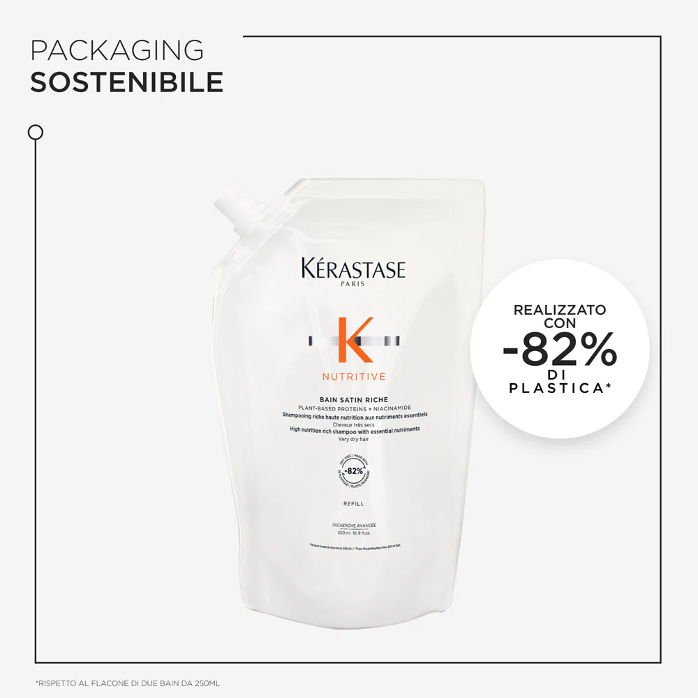 Kerastase Nutritive Bain Riche Refill 500ml - eco-ricarica shampoo nutriente - Image 7