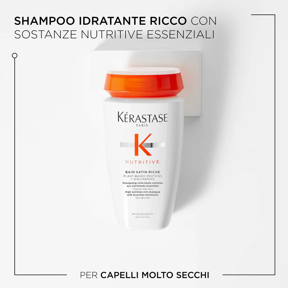 Kerastase Nutritive Bain Satin Riche 250ml - shampoo per capelli molto secchi - Image 3