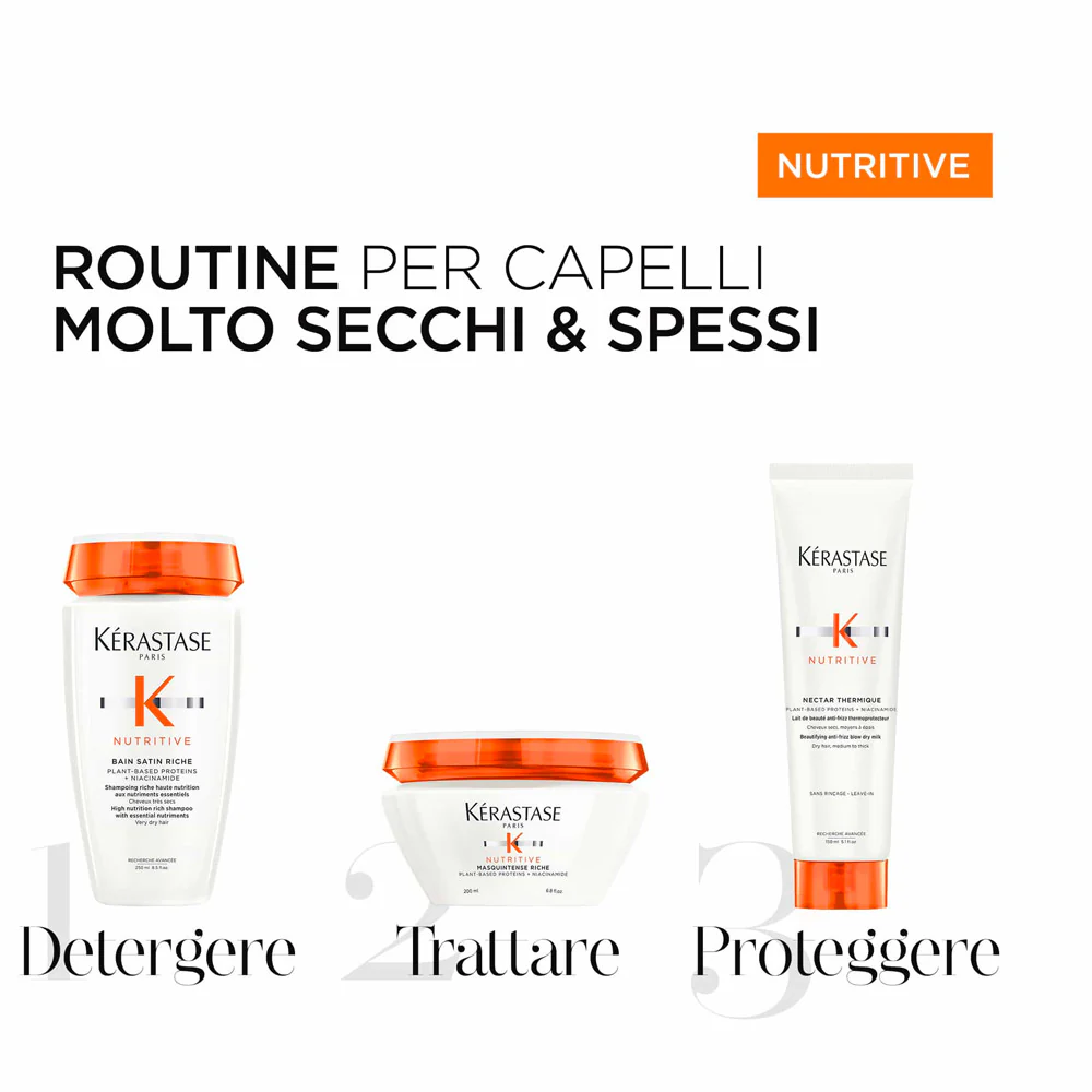 Kerastase Nutritive Bain Satin Riche 250ml - shampoo per capelli molto secchi - Image 5