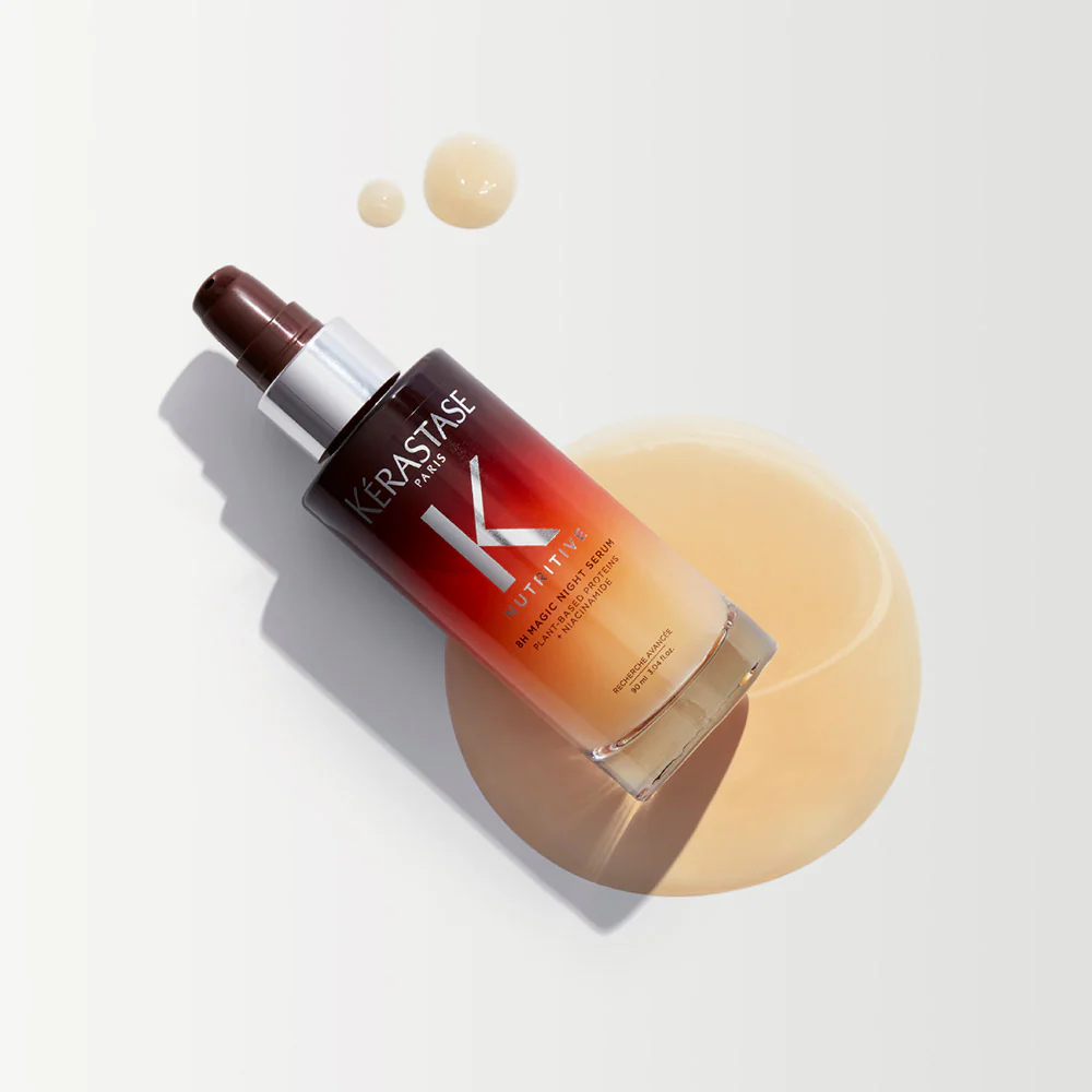 Kerastase Nutritive Bain Satin Riche 250ml Masque Intense Riche 200ml Nectar Thermique 150ml 8h Magic Night Serum 90ml - Image 2