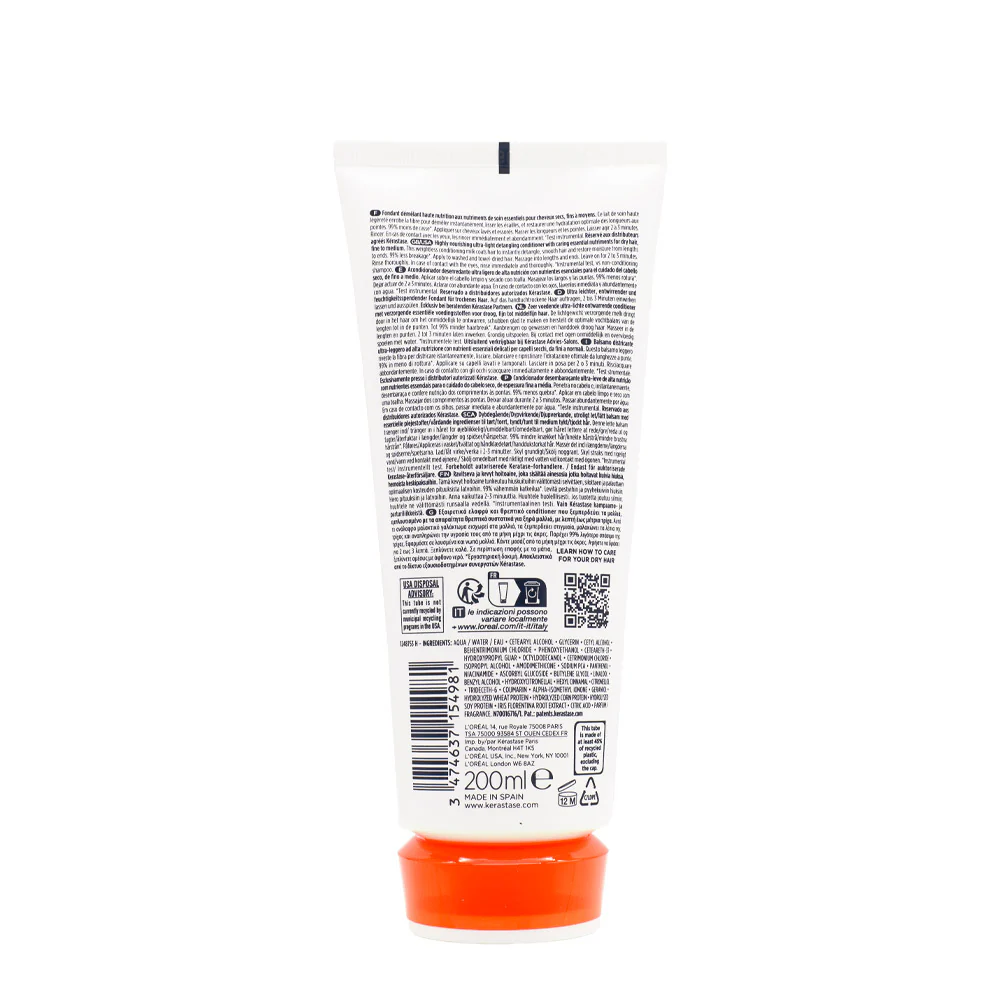 Kerastase Nutritive Lait Vital 200ml - conditioner nutriente per capelli secchi - Image 6