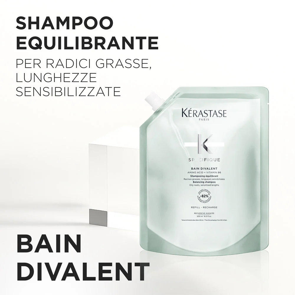 Kérastase Spécifique Bain Divalent Refill 500ml - eco ricarica shampoo capelli grassi - Image 4