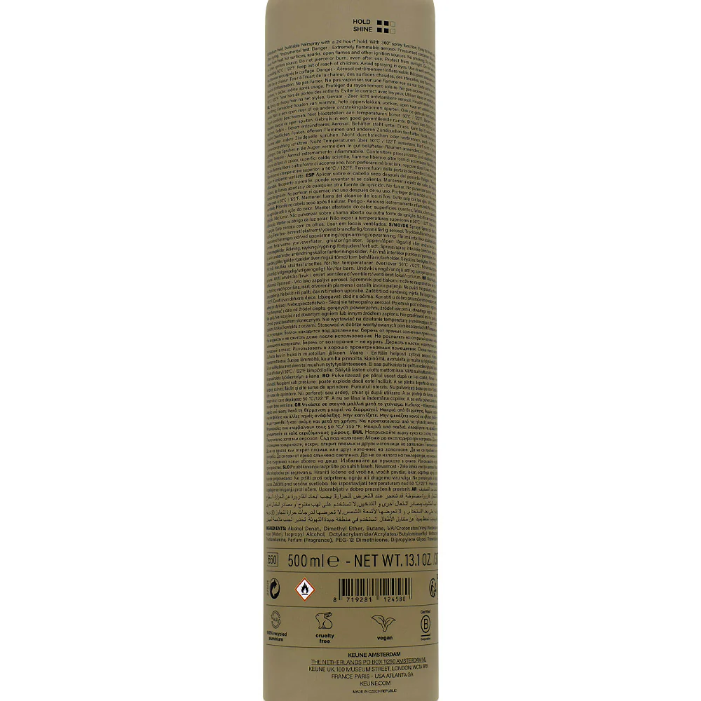 Keune Style Fix Freestyler 360° Freestyle Hairspray 500ml - lacca tenuta media - Image 2