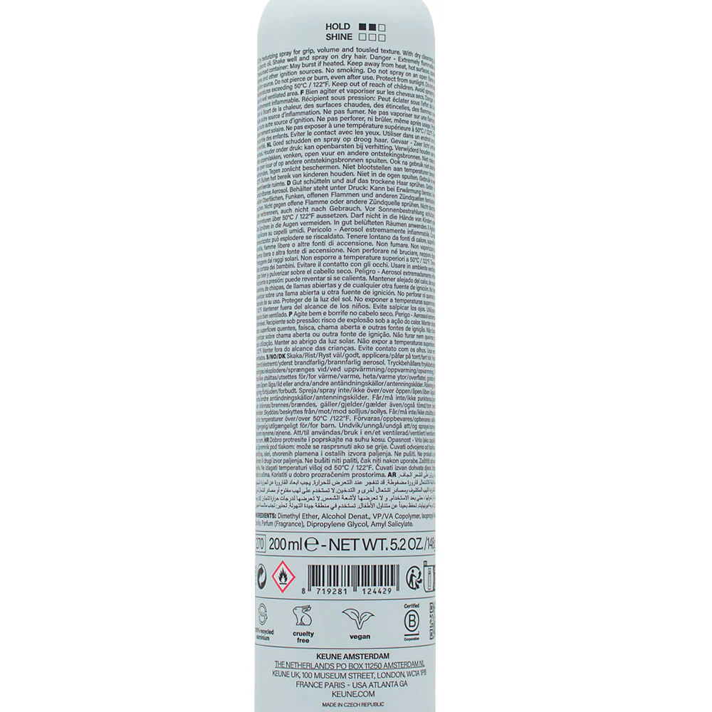 Keune Style Refresh Get A Grip Dry Texturizer Spray 200ml - spray volumizzante - Image 2