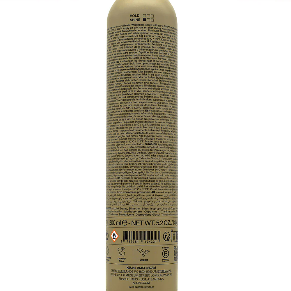 Keune Style Smooth Climate Control Wewightless Humidity Shield 200ml - spray anticrespo - Image 2